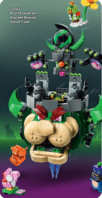 LEGO Prins Florian en Kasteel-Bowser aanbieding
