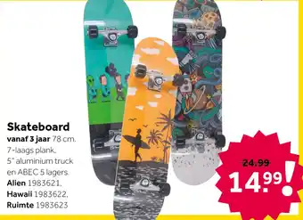 Intertoys Skateboard aanbieding