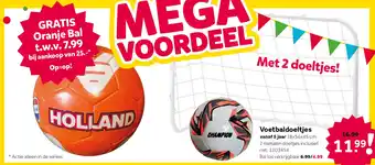 Intertoys Voetbaldoelties aanbieding