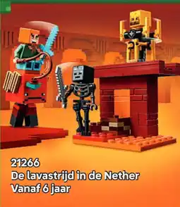 LEGO De lavastrijd in de Nether aanbieding