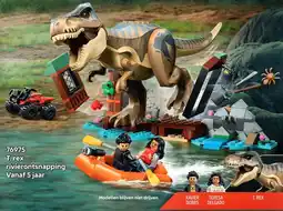 LEGO T. rex rivierontsnapping aanbieding
