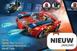 LEGO Spider-Man auto vs. Venomized Wolverine aanbieding