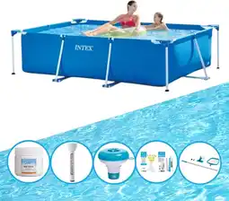 Bol.com Intex Zwembad Rectangular Frame 220x150x60 cm - Zwembadset aanbieding