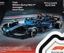 LEGO Williams Racing FW46 F1 racewagen aanbieding