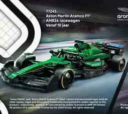 LEGO Aston Martin Aramco F1 AMR24 racewagen aanbieding