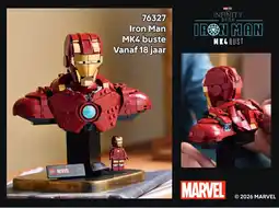LEGO 76327 Iron Man MK4 buste aanbieding