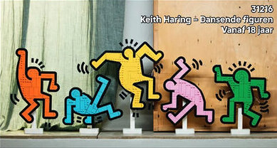 LEGO Keith Haring - Dansende figuren aanbieding