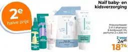 Trekpleister Naïf baby en kidsverzorging aanbieding