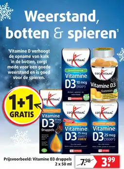 Lucovitaal Vitamine D3 druppels aanbieding