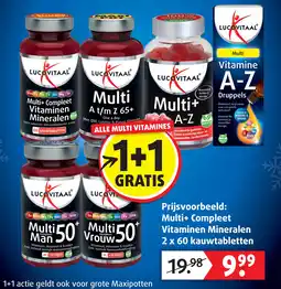 Lucovitaal Multi+ Compleet Vitaminen Mineralen aanbieding