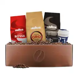 Koffievoordeel.nl Proefpakket - Lavazza - 3 KG Koffiebonen aanbieding