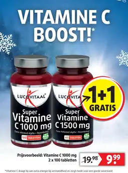 Lucovitaal Vitamine c boost aanbieding