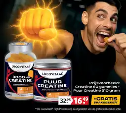 Lucovitaal Creatine 60 gummies + Puur Creatine aanbieding