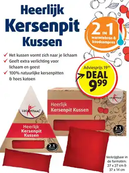Lucovitaal Heerlijk Kersenpit Kussen aanbieding