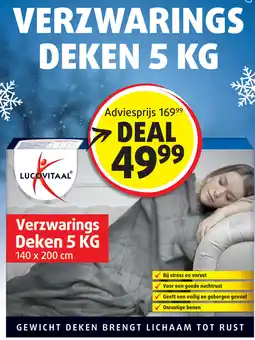 Lucovitaal Verzwarings Deken aanbieding