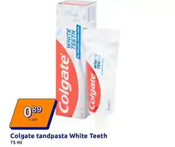 Action Colgate tandpasta White Teeth aanbieding