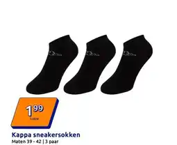 Action Kappa sneakersokken aanbieding