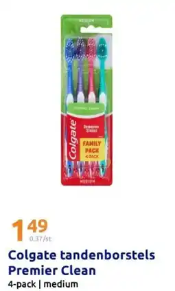 Action Colgate tandenborstels Premier Clean aanbieding