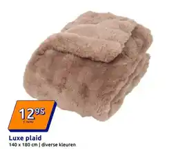 Action Luxe plaid aanbieding
