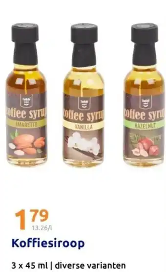 Action Koffiesiroop aanbieding