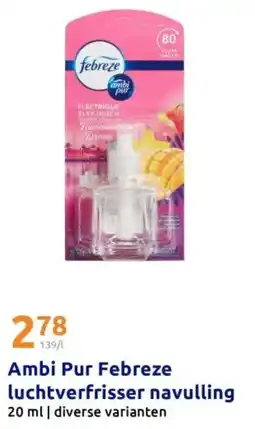 Action Ambi Pur Febreze luchtverfrisser navulling aanbieding