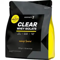 Etos Body & Fit Clear Whey Isolate Poeder Mango 270 GR aanbieding