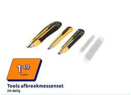 Action Tools afbreekmessenset aanbieding