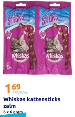 Action Whiskas kattensticks zalm aanbieding