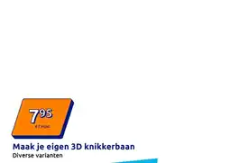Action Maak je eigen 3D knikkerbaan aanbieding