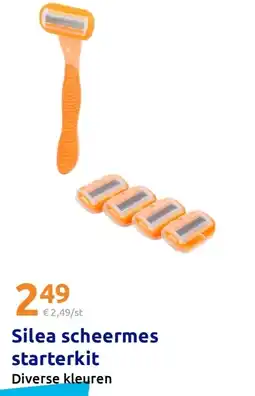 Action Silea scheermes starterkit aanbieding