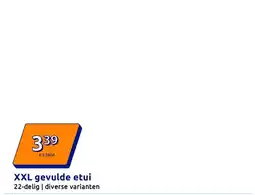 Action XXL gevulde etui aanbieding