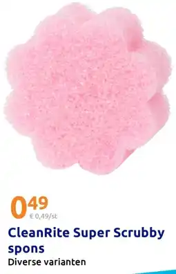 Action CleanRite Super Scrubby spons aanbieding