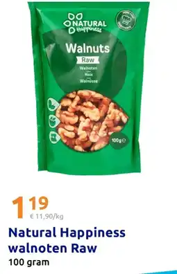 Action Natural Happiness walnoten Raw aanbieding