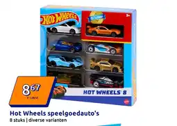 Action Hot Wheels speelgoedauto's aanbieding