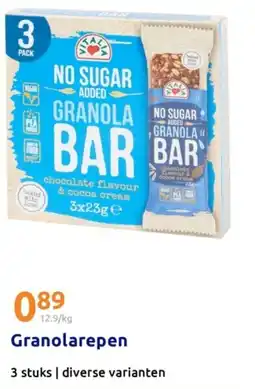 Action Granolarepen aanbieding