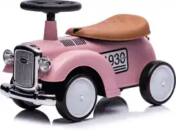 Bol.com Classic 1930 - Loopauto - 0 tot 3 jaar - Zithoogte 26 cm - Roze aanbieding