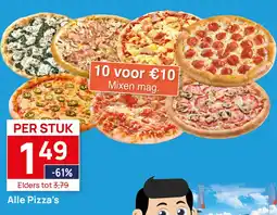 Butlon Alle Pizza's aanbieding
