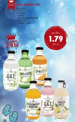 uw topSlijter Sir. James 101 Mocktail aanbieding