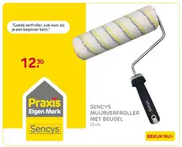 Praxis Sencys muurverfroller met beugel aanbieding