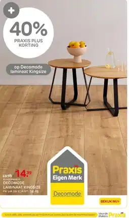 Praxis Op Decomode laminaat Kingsize aanbieding