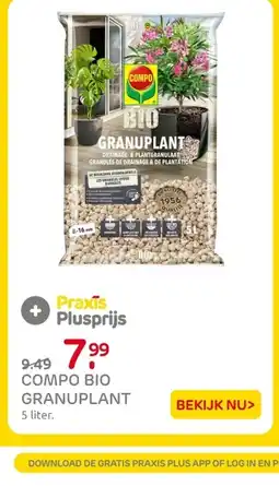 Praxis Compo bio granuplant aanbieding