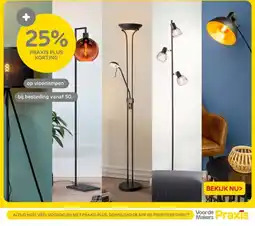 Praxis Op Vloerlampen aanbieding