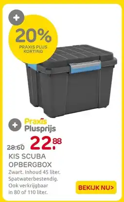 Praxis Kis scuba Opbergbox aanbieding