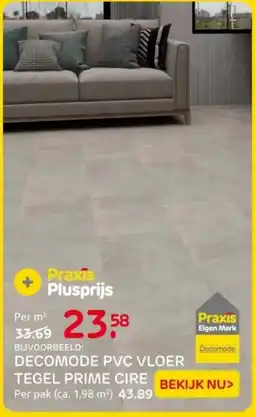 Praxis Decomode pvc vloer tegel prime cire aanbieding