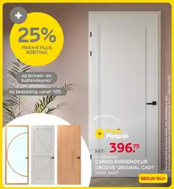 Praxis Cando Binnendeur Groove original CA01 aanbieding
