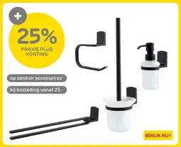 Praxis Op sanitair accessoires aanbieding