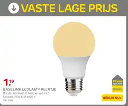 Praxis Baseline Ledlamp Peertje aanbieding