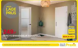 Praxis Sencys Binnendeur Industrial aanbieding