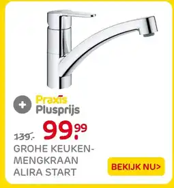 Praxis Grohe keuken mengkraan alira start aanbieding
