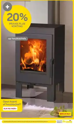 Praxis Op Houtkachels aanbieding